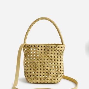 Madewell Handwoven Cane Mini Bag